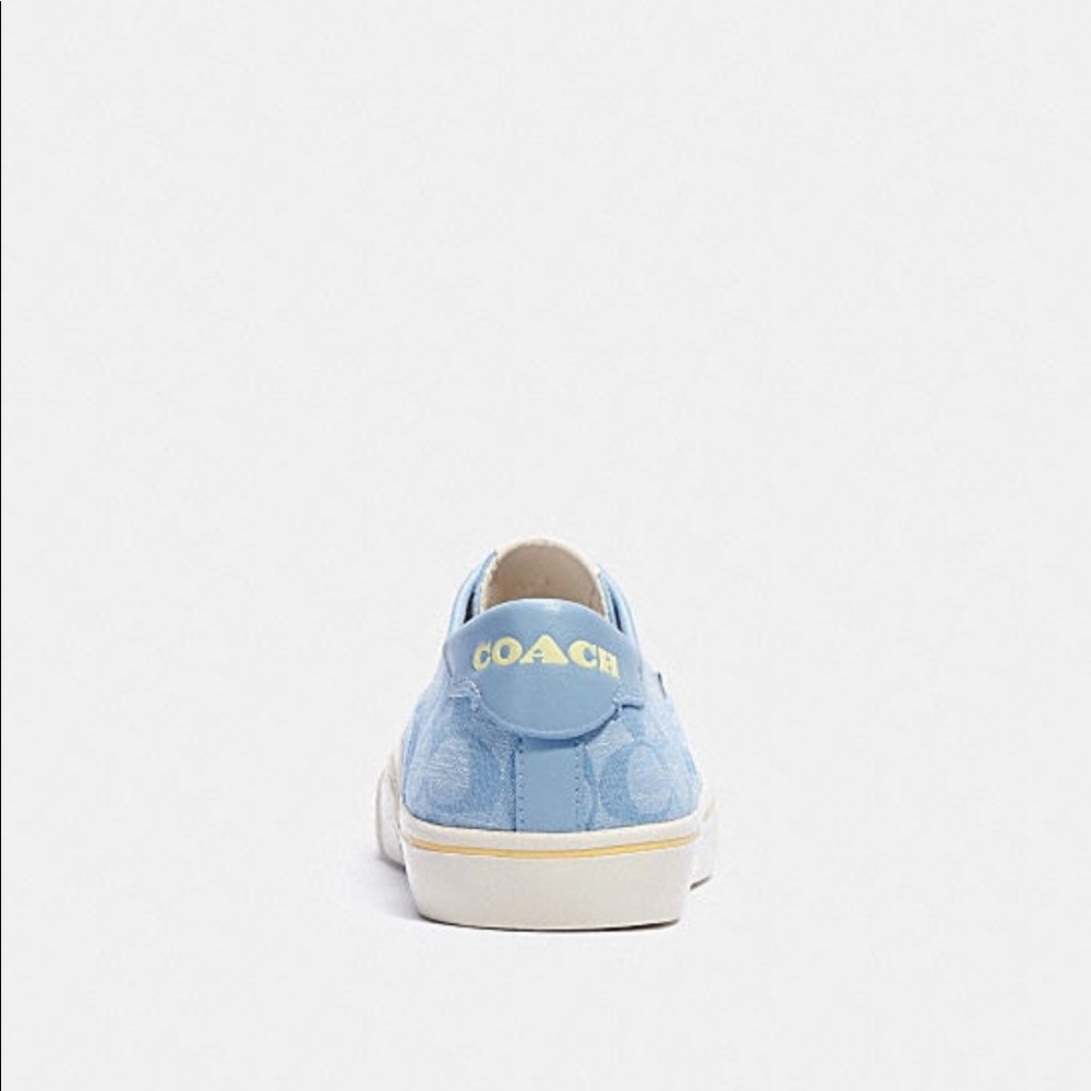 Coach Citysole Skate Sneaker in Light Wash - Picture 4 of 10